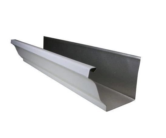 Seamless aluminum K-style gutter profile