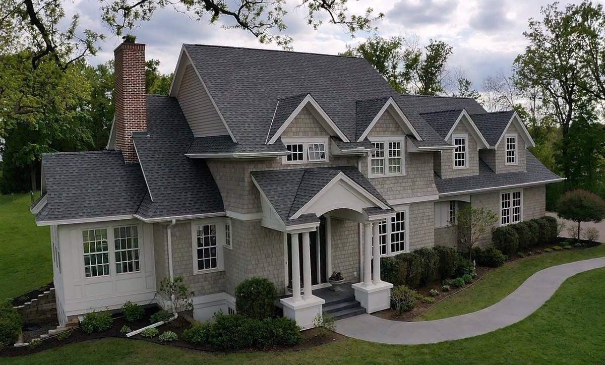 Orono, MN - GAF HDZ, Hand Dipped Cedar Shingles Siding, Gutters